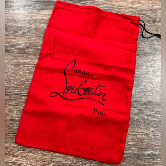 Christian Louboutin Handbags - Christian Louboutin Drawstring Red Dust Bag